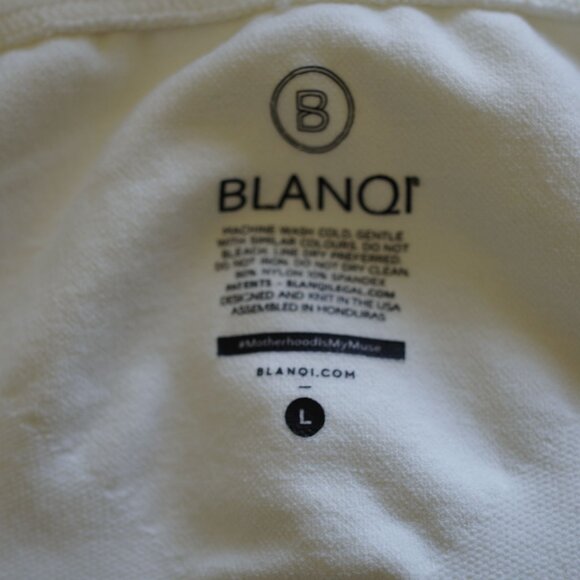 Blanqi White Maternity Support Tank Top Size L - Picture 6 of 7